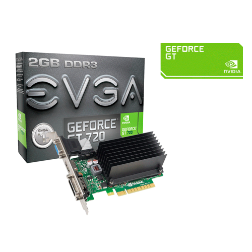TARJETA DE VIDEO EVGA GeForce GT 720 2GB 02G-P3-2724-KR