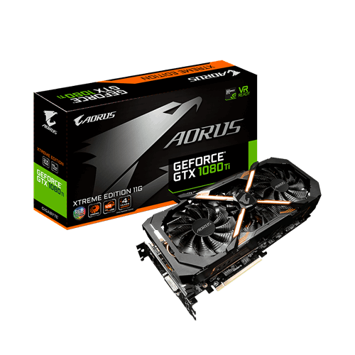 TARJETA DE VIDEO GIGABYTE GTX 1080 TI AORUS X 11GB/DDR5X/352B