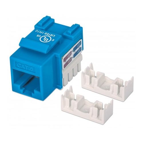 JACK DE IMPACTO UTP CAT6 CALIBE 22 AL 26 AWG INTELLINET AZUL 210737