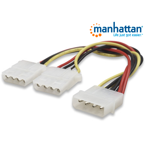 CABLE MANHATTAN DE ALIMENTACION ,Y ,1 MOLEX M - 2 MOLEX H 301503 