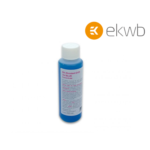 LIQUIDO REFRIGERANTE CONCENTRADO EK-Koolant EVO AZUL UV 100ml 3830046999528