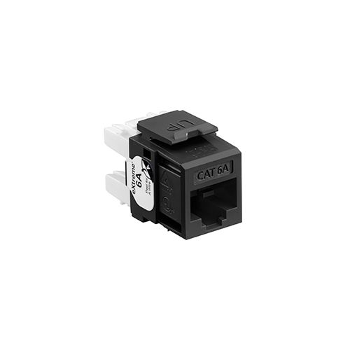 CONECTOR CLASIFICADO PARA CANAL EXTREME 10G NEGRO 6110G-RE6