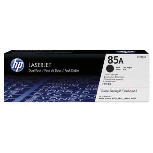 TONER HP 85A NEGRO DUAL PACK LASERJET CE285AD