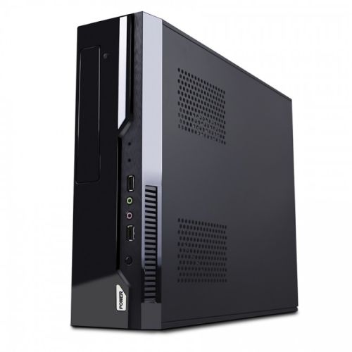 GABINETE ACTECK SLIM LUMINO MICRO ATX 500W NEGRO AC-05003 AC-05003