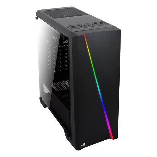 GABINETE AEROCOOL CYLON, BLACK ATX/MICRO-MINI ATX/RGB