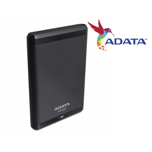 DISCO DURO EXTERNO ADATA HV100 2TB 3.0 NEGRO AHV100-2TU3-CBK 