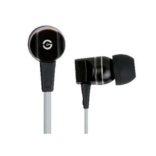 AUDIFONOS AURICULAR GETTTECH SMOOTH MI-2140G NEGRO C GRIS 3 5MM