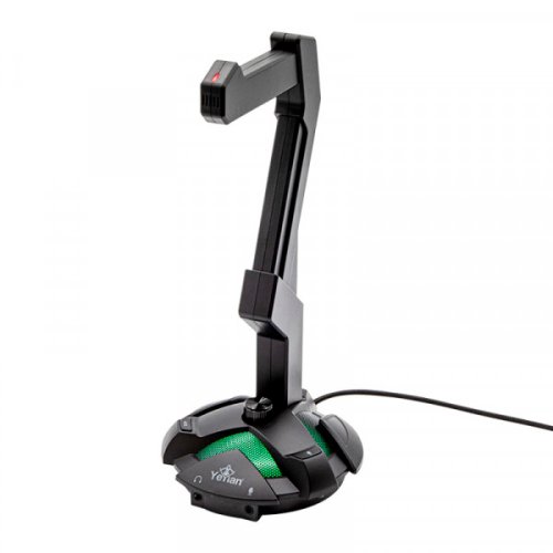 BASE HEADSET HUB MICRO RGB USB OVERPOWER SERIE1000 YEYIAN YAO-29201N 