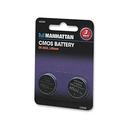 BATERIA MANHATTAN CMOS 3V 2 PIEZAS CR 2032 432528
