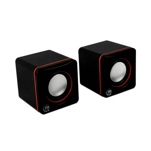 BOCINAS MANHATTAN SERIE 2600 VIA USB 2 ALTAVOZ CUBO PLUG 3 5MM 161435