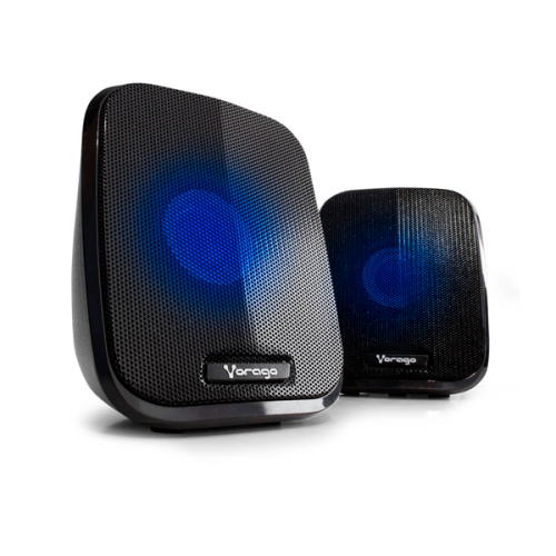BOCINAS VORAGO USB PASIVAS PARA COMPUTADORA 2 0 NEGRO SPK-107