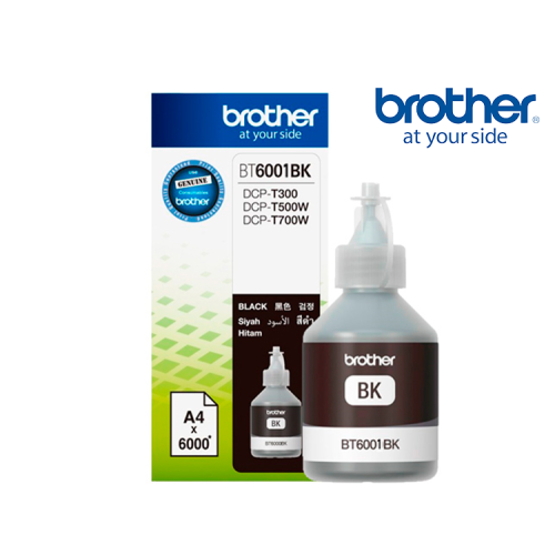 BOTELLA DE TINTA BROTHER BT6001BK