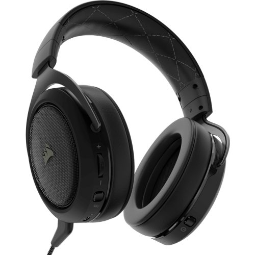 HEADSET CORSAIR HS70 BLACK WIRELESS VIRTUAL 7.1 CA-9011179-NA