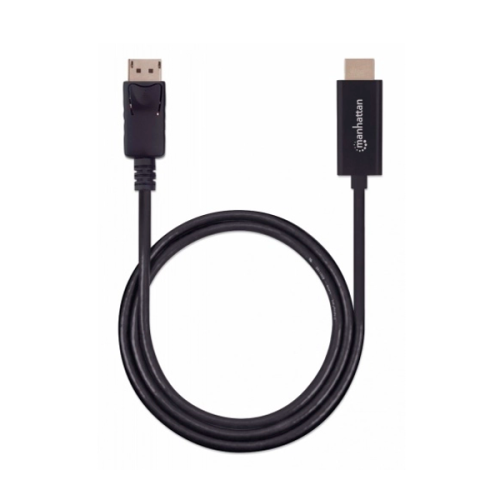 CABLE MANHATTAN DISPLAYPORT-HDMI M-M 4KA60HZ 1 0M NEGRO 153195