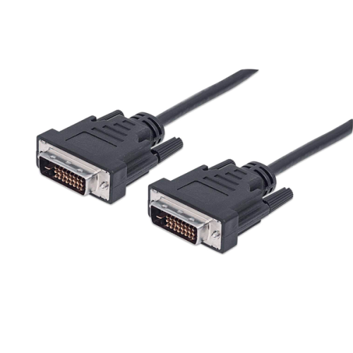 CABLE MANHATTAN DVI D ENLACE DUAL M-M 1 8M 328838