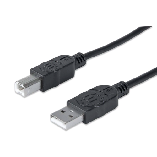 CABLE USB MANHATTAN V2 0 A-B 3 0M NEGRO 333382