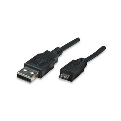 CABLE USB MANHATTAN V2 A-MICRO B PVC 1 0M NEGRO 307161