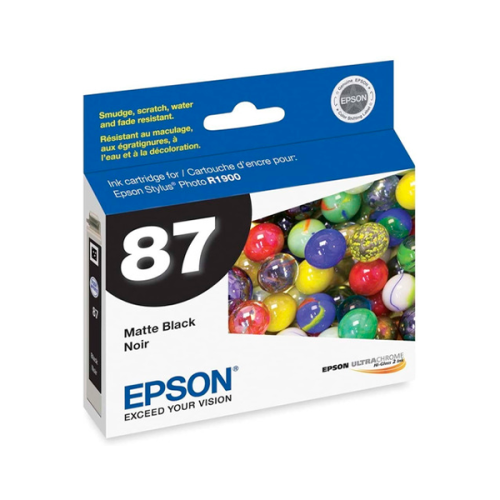 CARTUCHO EPSON STYLUS PRO T087 NEGRO MATE R1900 (T087820) (CA)