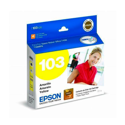 CARTUCHO EPSON T103 AMARILLO T1110/T40/TX515/TX600 11ML (T103420-AL)