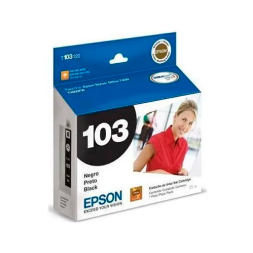 CARTUCHO EPSON T103 NEGRO PARA T40/TX515/TX600/TX550 25ML (CA)