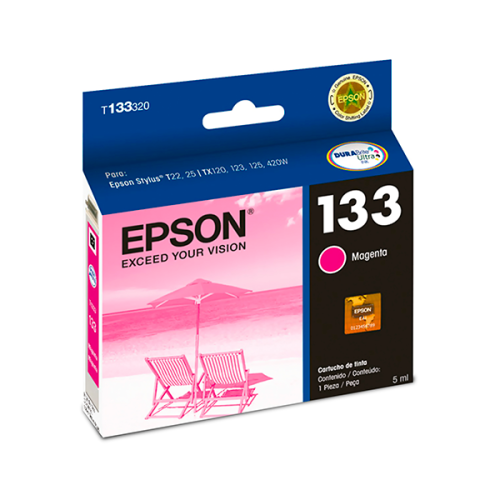 CARTUCHO EPSON T133 MAGENTA PARA T22 / TX120/ TX130 8ML (T133320-AL)