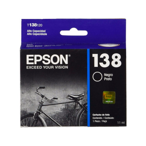 CARTUCHO EPSON T138 NEGRO ALTO RENDIMIENTO PARA TX320F/TX420 (T138120-