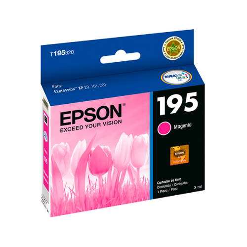 CARTUCHO EPSON T195 MAGENTA PARA XP-201/101/211 4ML (T195320-AL)