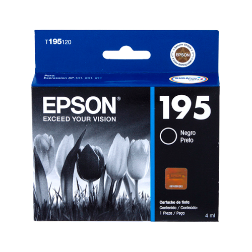 CARTUCHO EPSON T195 NEGRO PARA XP-201/101/211 4ML (T195120-AL)