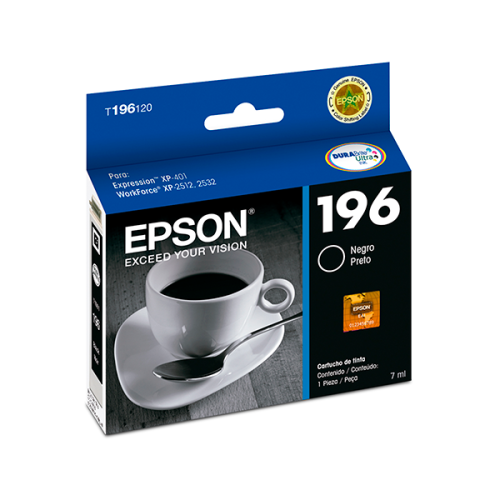 CARTUCHO EPSON T196 NEGRO PARA XP-401/411 7ML (T196120-AL)