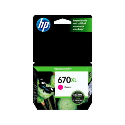 CARTUCHO HP 670XL MAGENTA PARA 4615/3525/4625/5525 (CZ119AL)