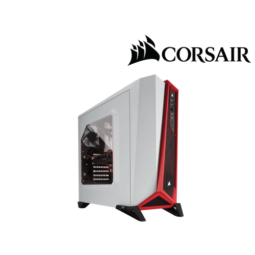 GABINETE CORSAIR SPEC ALPHA WHITE/RED CC-9011083-WW 