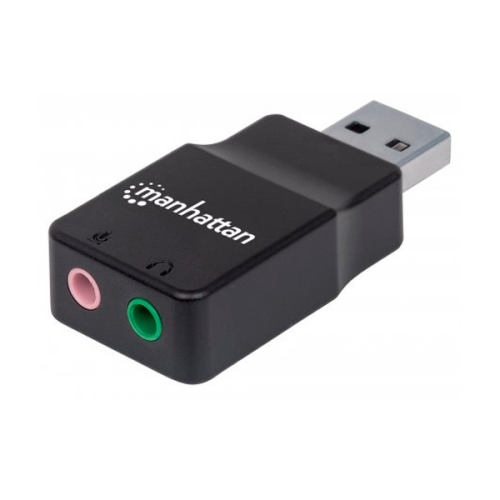CONVERTIDOR MANHATTAN USB 2 0 A TARJETA SONIDO 2 1 152754