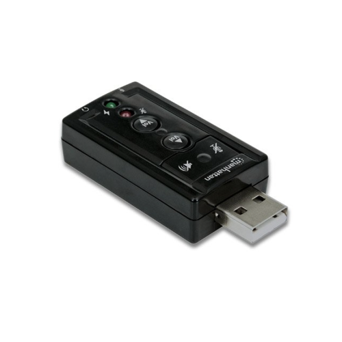 CONVERTIDOR MANHATTAN USB 2.0 A TARJETA SONIDO 3D 7.1 151429 