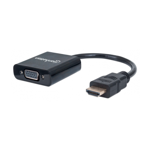 CONVERTIDOR MANHATTAN VIDEO HDMI A SVGA NEGRO 151436