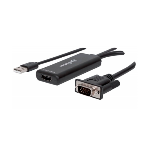 CONVERTIDOR MANHATTAN VIDEO VGA AUDIO USB A HDMI 152426
