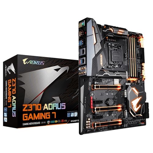 MOTHERBOARD GIGABYTE Z370 AORUS GAMING 7 RGB Fusion ATX SOC 1151 CHIP Z370 4 x DDR4 DIMM up to 64 GB DisplayPort, HDMI