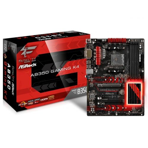 TARJETA MADRE ASROCK FATALITY AB350 GAMING K4 HDMI, D-SUB, DVI