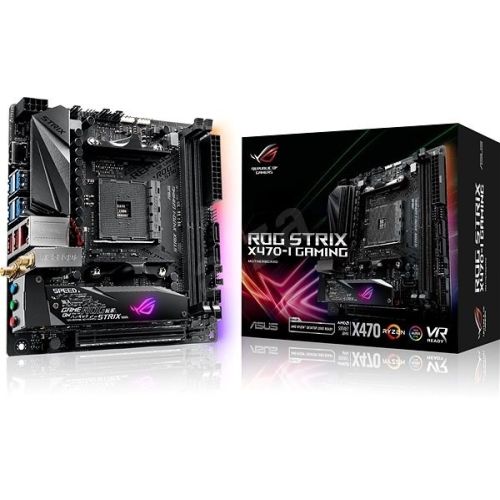 TARJETA MADRE ASUS ROG STRIX X470-I GAMING AM4 DDR4 USB 3.1