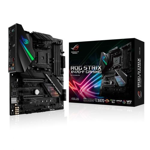 TARJETA MADRE ASUS ROG STRIX X470-F GAMING AM4 DDR4 DP HDMI