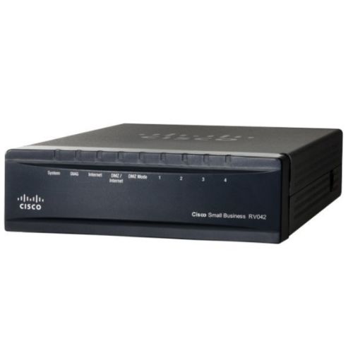 ROUTER CISCO RV-SERIES, 4P 10/100/1000,BALANCEO,50 VPN,(RV042G-K9-NA)