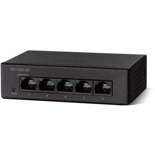 CISCO Switch 16 Puertos Capa 2 no administrable SF110D-16 10/100Base-TX - Fast Ethernet para Escritorio y Pared