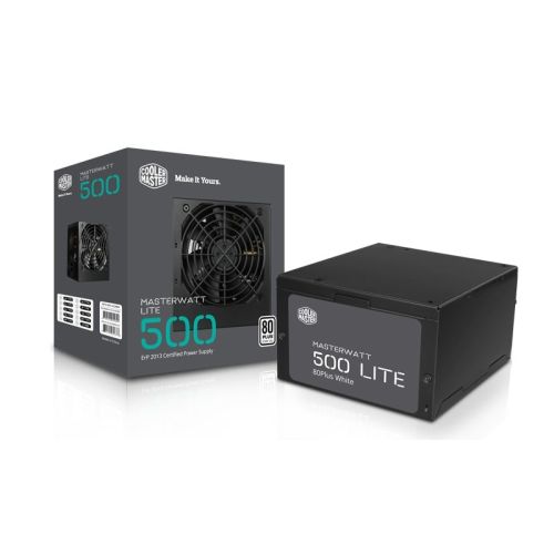 FUENTE DE PODER COOLER MASTER MASTERWATT LITE 500w GRANEL MPX-5001-ACAAW-B