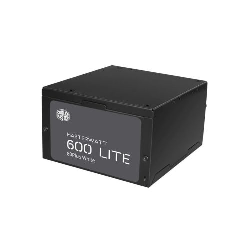 FUENTE DE PODER COOLER MASTER MPX-6001-ACAAW-US MASTERWATT LITE 600W Intel Form Factor ATX 12V V2.31 80 PLUS Standard PCI-e 6+2 Pin x 2 SATA x 6