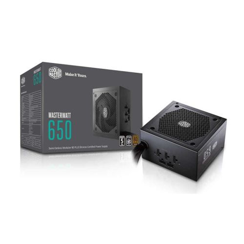 FUENTE DE PODER COOLER MASTER 650W MASTERWATT 80+BRONCE TUF MPX-6501-AMAAB-SF