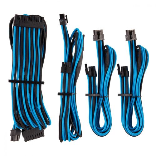 KIT DE CABLES BASICO CORSAIR PSU IND PREM AZUL/NEGRO CP-8920221