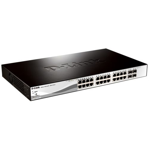 SWITCH GIGABIT DE 24 PUERTOS POE D-LINK/4PORT SFP/RACK/DGS-1210-28P
