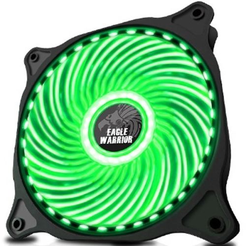 VENTILADOR EAGLE WARRIOR 33 LED 120 MM VERDE SILEN. ACLEDFAN33G03EGW