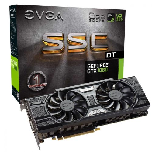 TARJETA DE VIDEO EVGA GTX 1060 SSC 3GB/DDR5/192BIT
