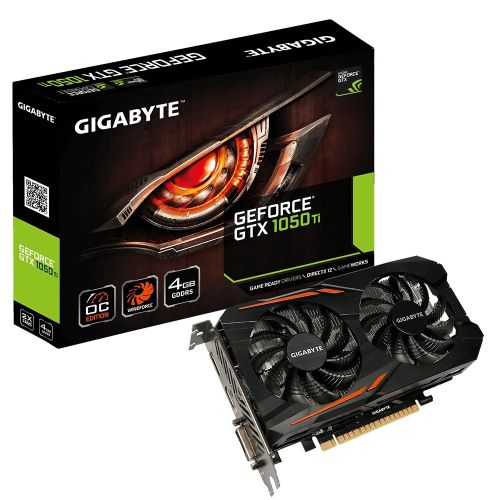 TARJETA DE VIDEO GIGABYTE GV-N105TOC-4GD GTX 1050 Ti 4G OC GDDR5 HDMI/DL-DVII/DP