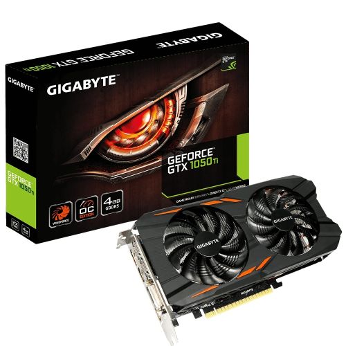 TARJETA DE VIDEO GIGABYTE GTX 1050TI WF 4GB/DDR5/128BIT